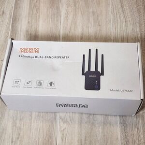 MSRM Dual Band WIFI Repeater 2.4G & 5.8G 1200 Mbps